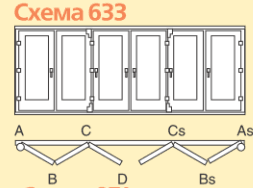 Схема открывания дверей:-Схема 633